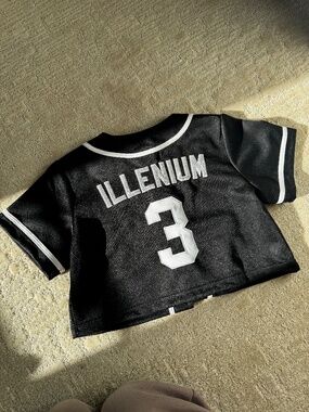 Illenium Crop Baseball Jersey *HAND BEDAZZLED*